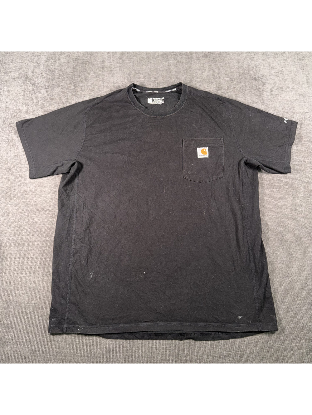 Carhartt Relaxed Fit Black Pocket T-Shirt Size Large